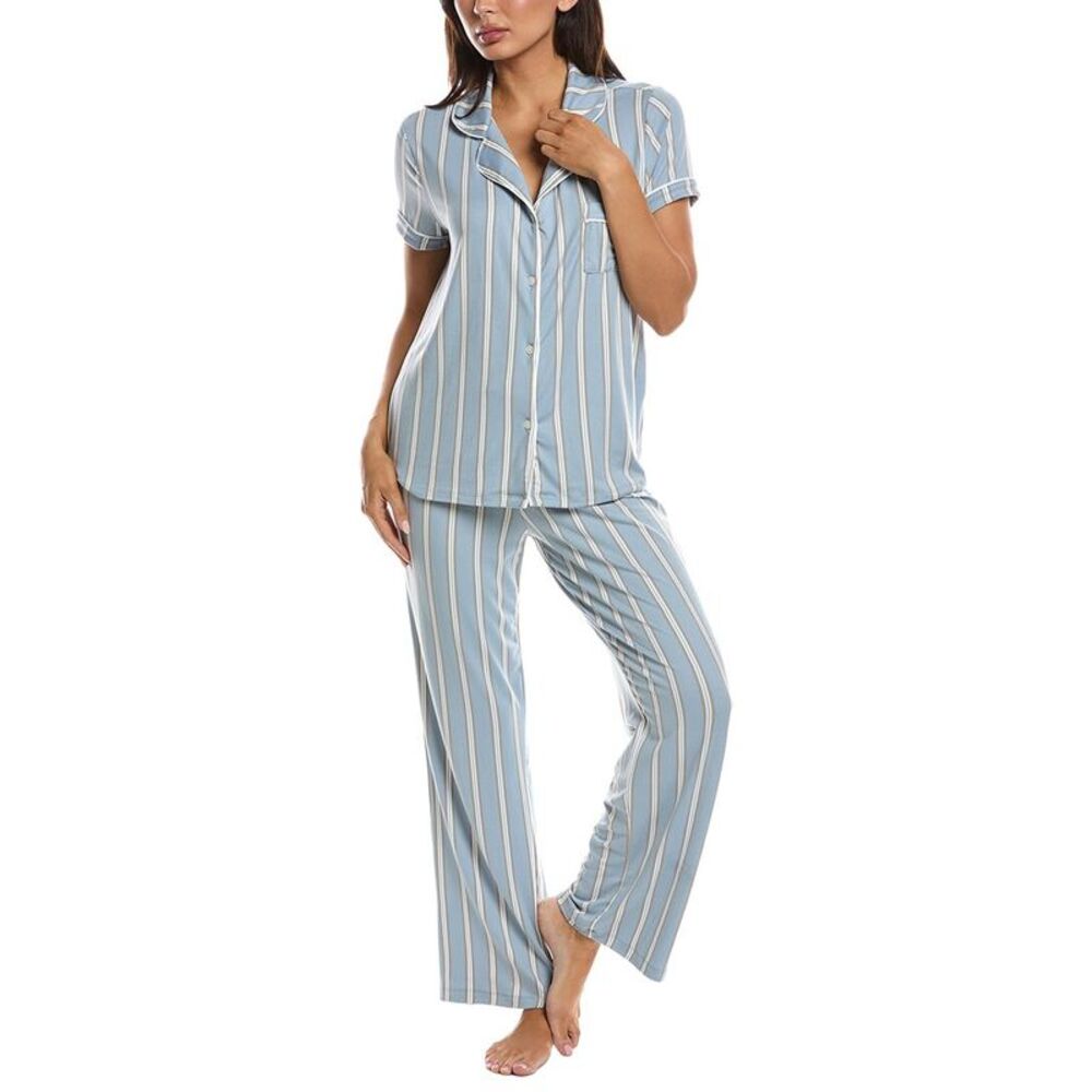 Tart Womens  3Pc Mana Notch Collar Set, Blue